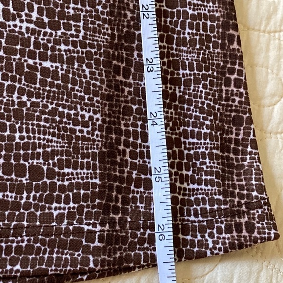 𝅺NEW York & Company A-Line Skirt MILK CHOCOLATE BROWN size Medium - Picture 5 of 8